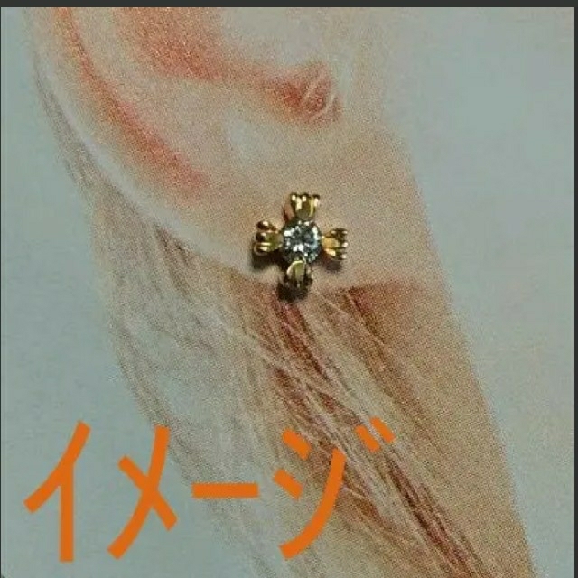 K18  ダイヤモンド ピアス  0.05ct×2