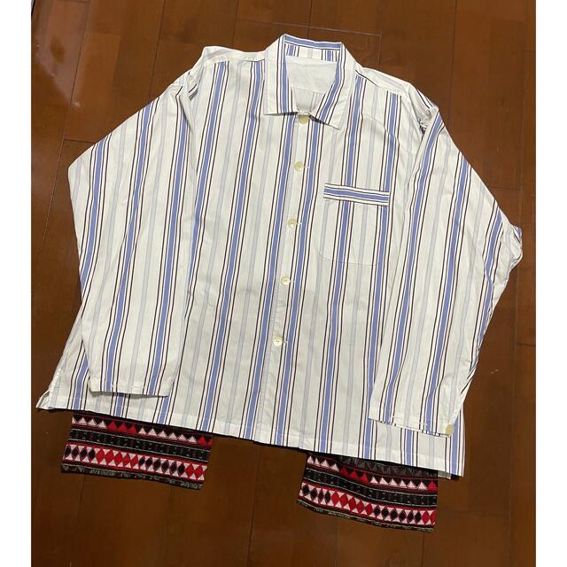 21SS SSZ BEAMS PAKURT SHIRT　STRIPE