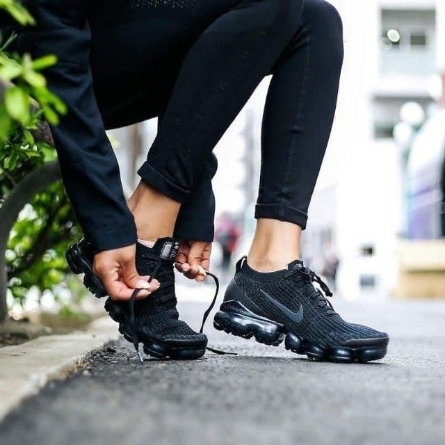 【美品】  NIKE / ナイキ | Air Vapormax Flyknit 3 / AJ6900-004 ヴェイパーマックス フライニット スニーカー | 28 | Black | メンズ