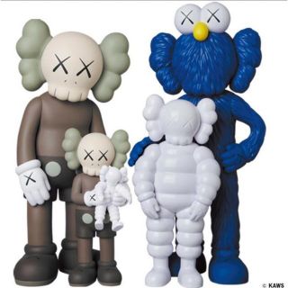 メディコムトイ(MEDICOM TOY)のKAWS FAMILY BROWN BLUE WHITE / 新品未開封(その他)