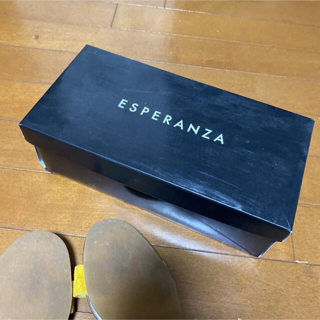 ESPERANZA(エスペランサ)のエスペランサ ESPERANZA サンダル ミュール イエロー レディースの靴/シューズ(サンダル)の商品写真