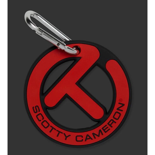 Scotty Cameron(スコッティキャメロン)のスコッティキャメロン サークルTパッティングディスク レッド 型抜き バッグタグ スポーツ/アウトドアのゴルフ(その他)の商品写真