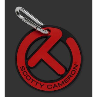 スコッティキャメロン(Scotty Cameron)のスコッティキャメロン サークルTパッティングディスク レッド 型抜き バッグタグ(その他)