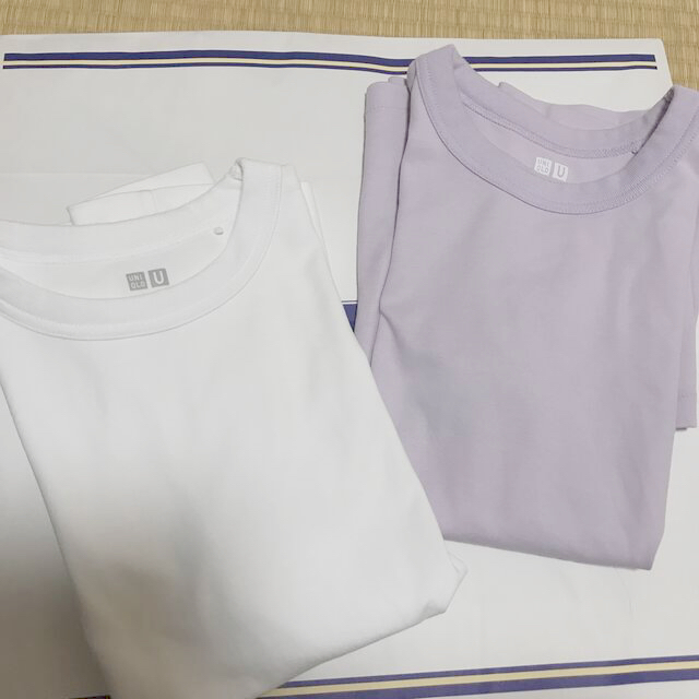 UNIQLO(ユニクロ)のユニクロユー　クルーネックt レディースのトップス(Tシャツ(半袖/袖なし))の商品写真