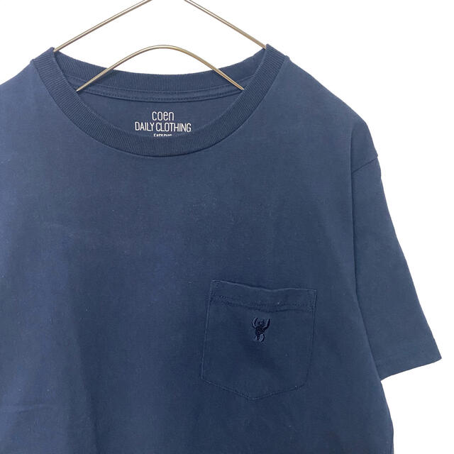 coen(コーエン)の古着 "coen" USAコットンクルーネックポケットTシャツ メンズのトップス(Tシャツ/カットソー(半袖/袖なし))の商品写真