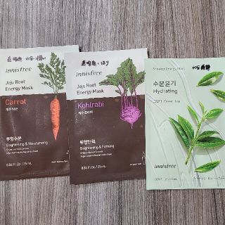 イニスフリー(Innisfree)の【mama様専用】イニスフリー　フェイスパック　3枚セット(パック/フェイスマスク)