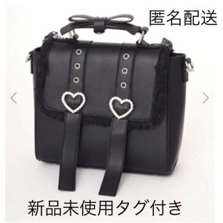 アンクルージュ(Ank Rouge)のAnk Rouge アンクルージュ ハートバックルBAG　BLACK(ショルダーバッグ)