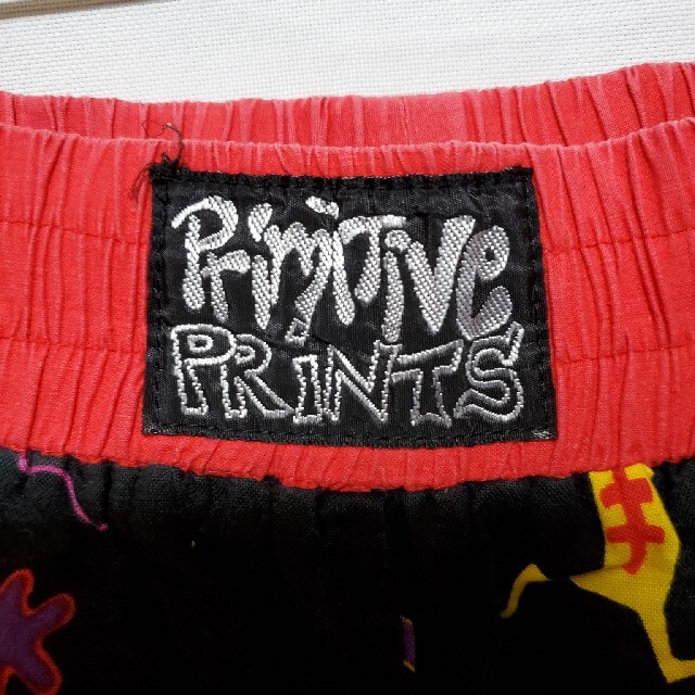 US古着 レア PrimiTive PRiNTS 総柄 ボクシングショーツ レディースのパンツ(ショートパンツ)の商品写真