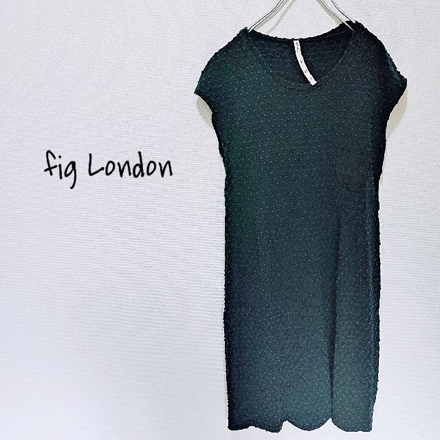 fig London(フィグロンドン)のフィグ ロンドン 3Dドット柄ワンピース レディースのワンピース(ひざ丈ワンピース)の商品写真