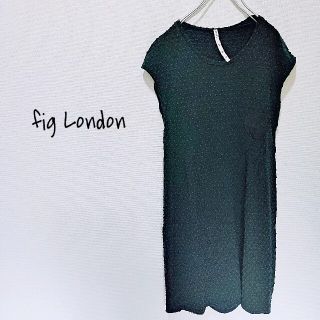 フィグロンドン(fig London)のフィグ ロンドン 3Dドット柄ワンピース(ひざ丈ワンピース)