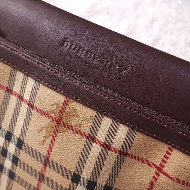 BURBERRY(バーバリー)のバーバリー PVC ノバチェック シャドウホース ショルダーバッグ 男女兼用 メンズのバッグ(ショルダーバッグ)の商品写真