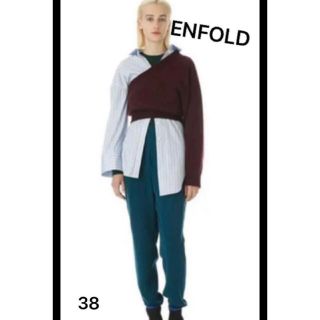 エンフォルド(ENFOLD)のENFOLD☆PEツイルゴムジョッパーズパンツ☆ターコイズ☆38(その他)