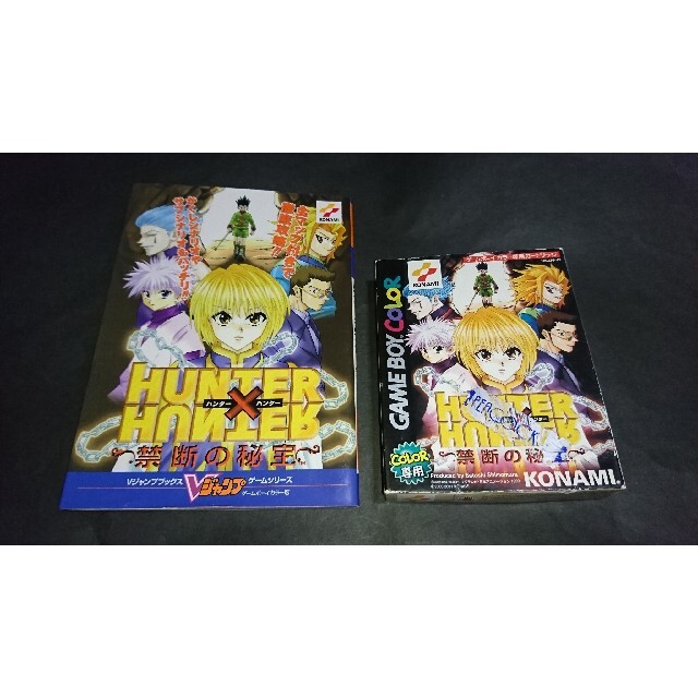 GBC ハンター×ハンター~禁断の秘宝~ + 攻略本/HUNTER×HUNTER