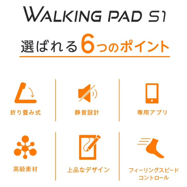 25kg最大速度WalkingPad S1 ◆ ルームランナー ウォーキングマシン ◆防音マット