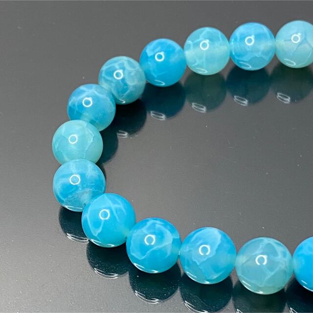A1565 ラリマーブルー 龍紋瑪瑙 ドラゴンアゲート 天然石 ブレスレット 5p8M0pu2aL, アクセサリー - yesand.com