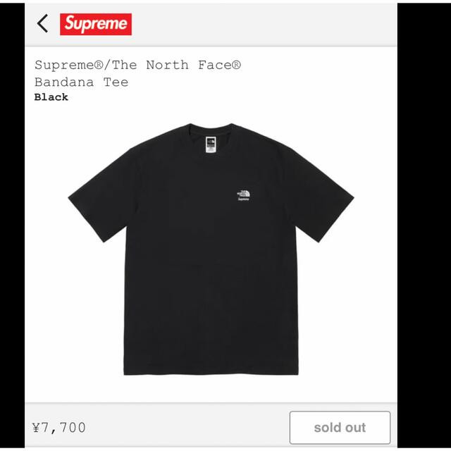 Supreme／The North Face Bandana Tee 1