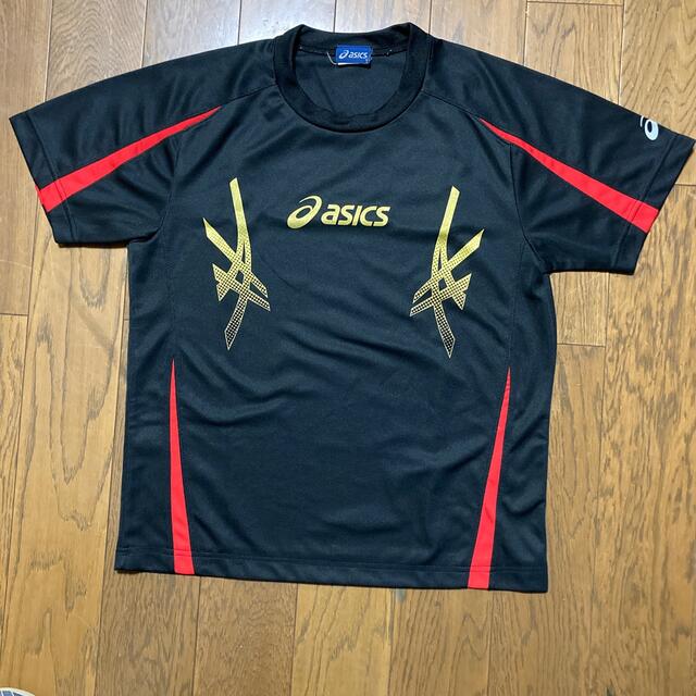 asics(アシックス)のasics#Tシャツ#黒 スポーツ/アウトドアのランニング(ウェア)の商品写真