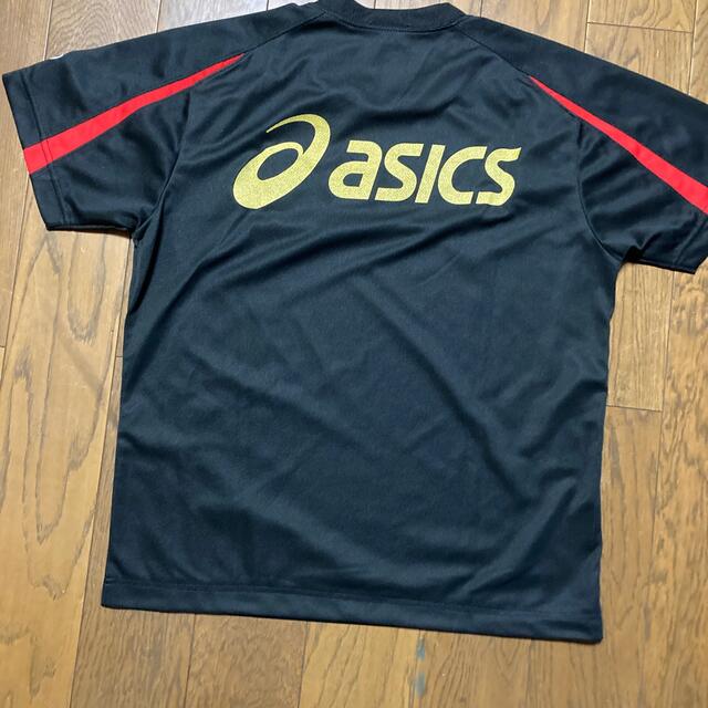 asics(アシックス)のasics#Tシャツ#黒 スポーツ/アウトドアのランニング(ウェア)の商品写真