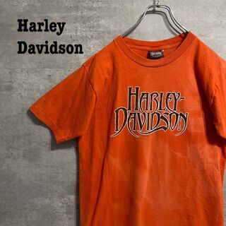 ハーレーダビッドソン(Harley Davidson)の【レアカラー】ハーレーダビットソン オレンジ オーランド USA Tシャツ(Tシャツ/カットソー(半袖/袖なし))