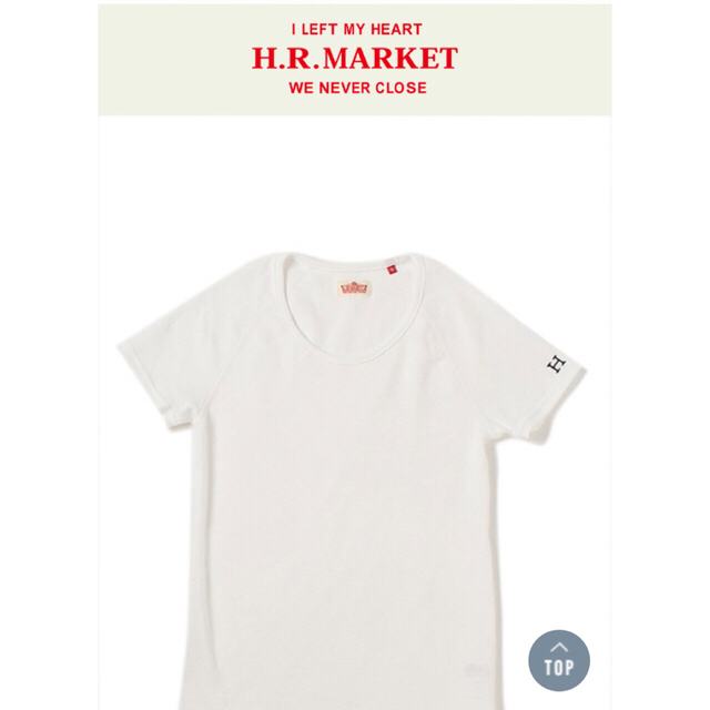 HOLLYWOOD RANCH MARKET(ハリウッドランチマーケット)の半袖Tシャツ レディースのトップス(Tシャツ(半袖/袖なし))の商品写真