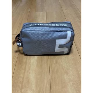 新品未使用☆jリンドバーグ ゴルフポーチ☆グレー☆(バッグ)