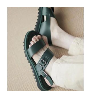 オーラリー(AURALEE)のAuralee LEATHER BELT SANDALS 22ss 26cm(サンダル)