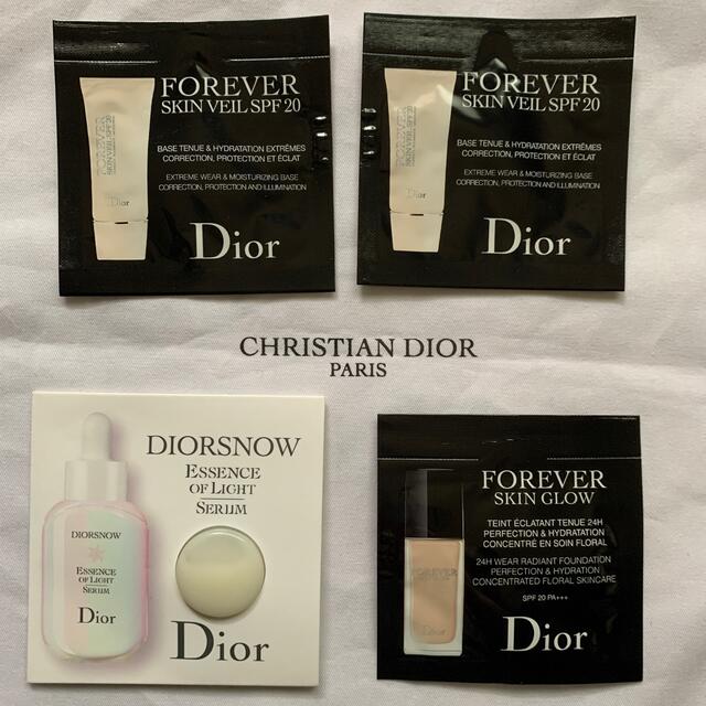 Christian Dior(クリスチャンディオール)のDIOR ノベルティ巾着　花刺繍巾着　新品　サンプル レディースのファッション小物(ポーチ)の商品写真
