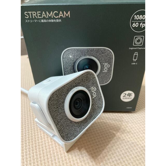 ロジクール streamcam 1080p 60FPS 白のサムネイル