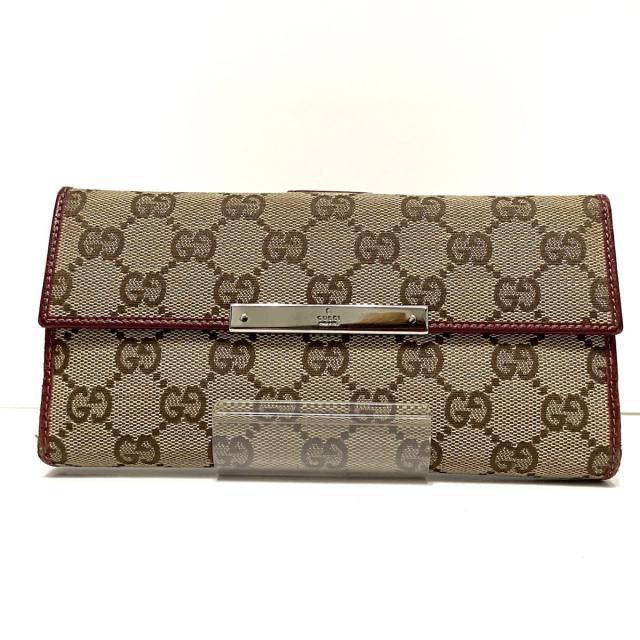 ☆送料無料☆ 未使用品 GUCCI 長財布 112715 グッチシマ ブラック 箱