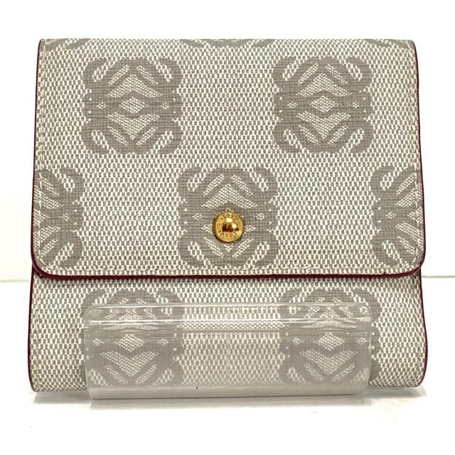 【全商品オープニング価格 特別価格】小物LOEWE(ロエベ) Wホック財布 アナグラム柄
