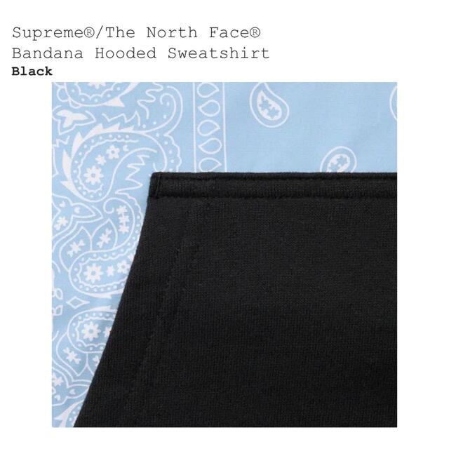 オンラインストア割 Supreme The north face Bandana Hooded 黒