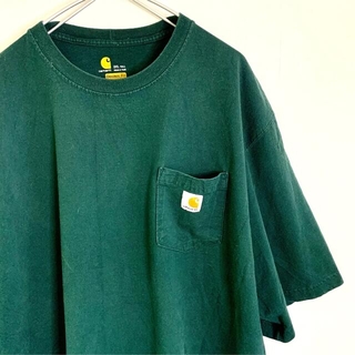 カーハート(carhartt)のCarhartt カーハート ロゴポケット半袖Tシャツ グリーン 3XL(Tシャツ/カットソー(半袖/袖なし))