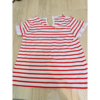 ザラキッズ(ZARA KIDS)のZARAキッズ 半袖ボーダーTシャツ(Tシャツ/カットソー)