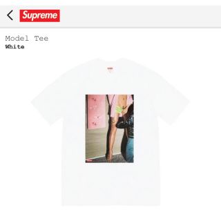 シュプリーム(Supreme)のsupreme model Tee white Mサイズ 22ss(Tシャツ/カットソー(半袖/袖なし))