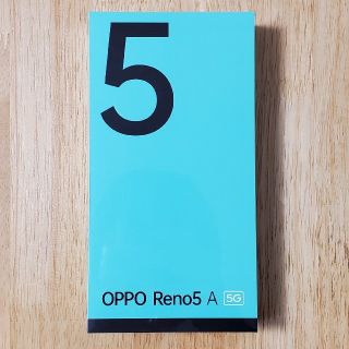 新品未開封 OPPO Reno5 A 6GB/128GB デュアルSIM スマホ