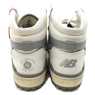 New Balance ニューバランス ×Aime Leon Dore BB650RA1 エメ レオン ドレ 650R ハイカットスニーカー ホワイト/グレー US9.5