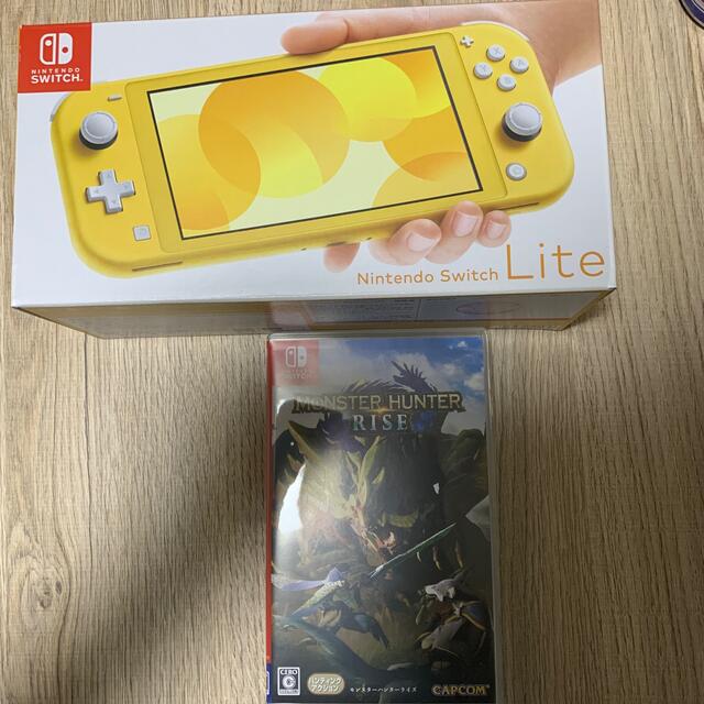 値下げ　　任天堂　 SWITCH LITE スイッチライトとモンハンライズ