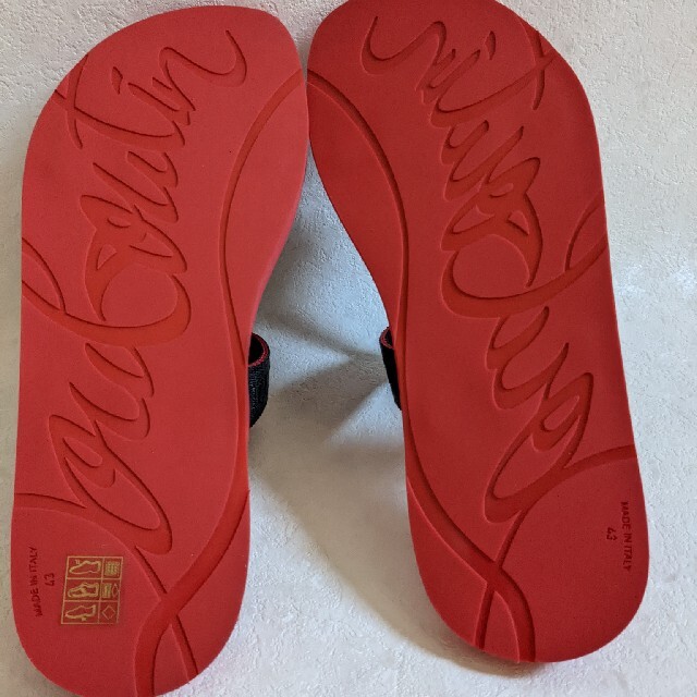 【新品正規品】CHRISTIAN LOUBOUTIN Surf ロゴ サンダル