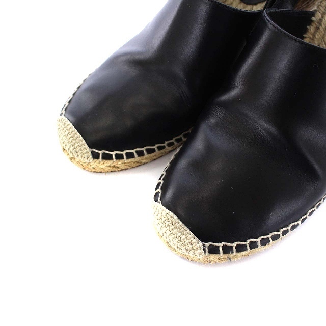 celine(セリーヌ)のセリーヌ フィービー期 サンダル エスパドリーユ ウェッジソール 38 黒 レディースの靴/シューズ(サンダル)の商品写真