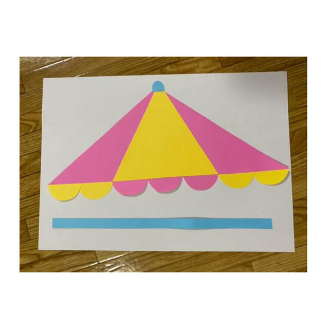 夏　壁面　海　 ハンドメイドの素材/材料(型紙/パターン)の商品写真
