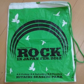 ロッキンジャパンフェス2012 ビニールバック 処分します！(音楽フェス)