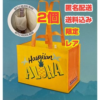 コストコ(コストコ)の 【匿名配送・送料込】2個セット！コストコ ハワイ限定バッグパイナップルアロハ柄(エコバッグ)