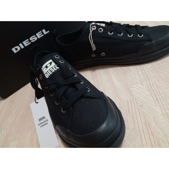 【新品未使用】DIESEL★キャンバススニーカー★ブラック