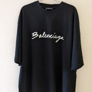 バレンシアガ(Balenciaga)の【新品正規品】BALENCIAGA ロゴプリントコットンTシャツ(Tシャツ/カットソー(半袖/袖なし))