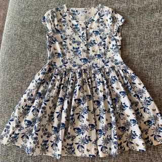 プチバトー(PETIT BATEAU)のnaonao 様専用プチバトー　ワンピース　青、赤２点128センチ(ワンピース)