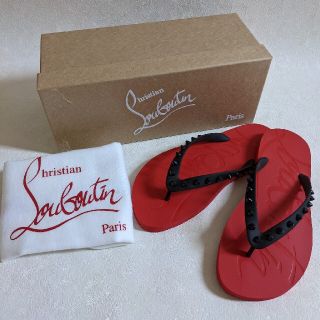 クリスチャンルブタン(Christian Louboutin)の【新品正規品】Christian louboutin Loubi ビーチサンダ(サンダル)