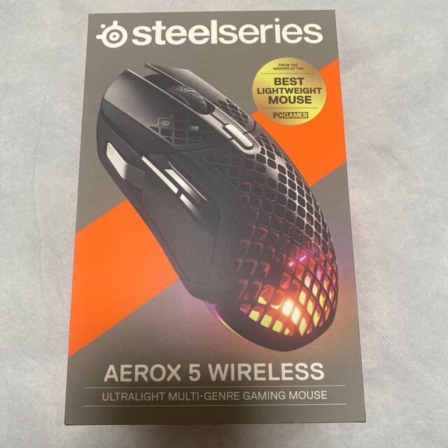 クルックさん専用　SteelSeries Aerox 5 Wireless  スマホ/家電/カメラのPC/タブレット(PC周辺機器)の商品写真