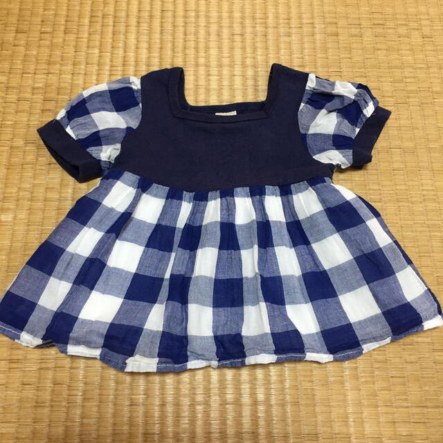 petit main(プティマイン)のプティマイン   チュニック 90 キッズ/ベビー/マタニティのキッズ服女の子用(90cm~)(Tシャツ/カットソー)の商品写真