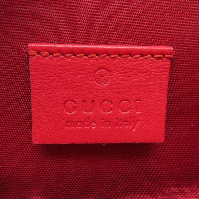 Gucci(グッチ)のグッチ カードケース GGマーモント カーフレザー 549142 GUCCI パスケース 名称入れ レッド 赤 レディースのファッション小物(パスケース/IDカードホルダー)の商品写真