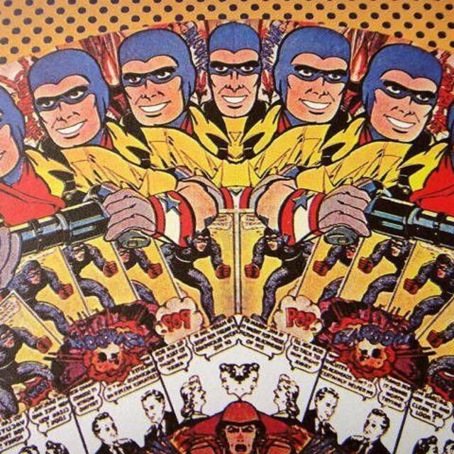 1970年代 ピーターマックス「Captain Midnight」ポスター 2